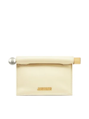 JACQUEMUS Torebka La Petite Pochette Rond C 241BA392-3171 Écru