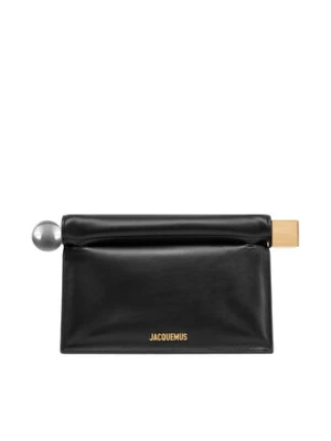 JACQUEMUS Torebka La Pochette Rond Carre 24E233BA356-3171 Czarny