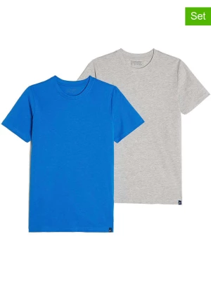 JAKO-O Koszulki (2 szt.) w kolorze szaro-niebieskim rozmiar: 164/170