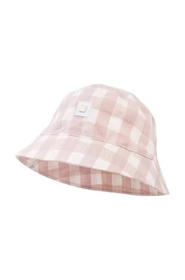 Jamiks kapelusz bawełniany dziecięcy GIANNA kolor różowy bawełniany