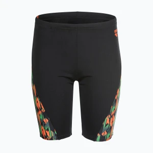 Jammery pływackie dziecięce arena Print Swim black/orange multi