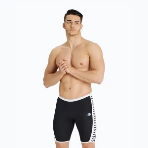 Jammery pływackie męskie arena Icons Swim Jammer Solid black / white