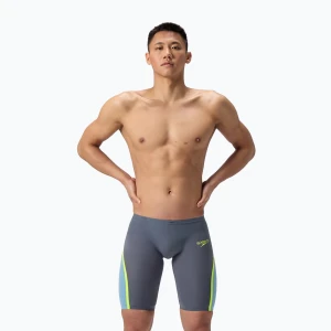 Jammery pływackie męskie Speedo Fastskin LZR Intent 2.0 Jammer grey lead/acadia blue/hyper yellow