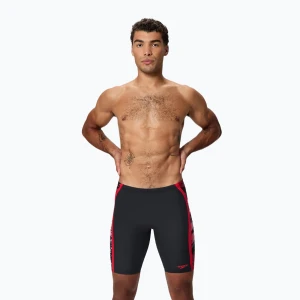 Jammery pływackie męskie Speedo Hyper Boom Splice anthracite/high risk red