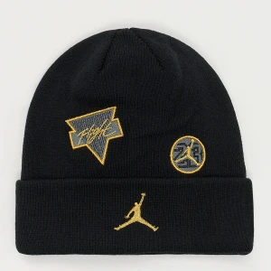 Nike JAN SEE ME SHINE BEANIE black/gold uniseks Czapki beanie czarny rozmiar Akcesoria