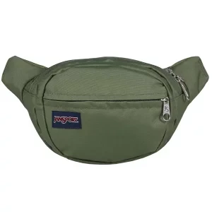 Jansport Fifth Avenue Waist Bag EK0A5BDK2T3, Unisex, Zielone, nerki, poliester, rozmiar: One size