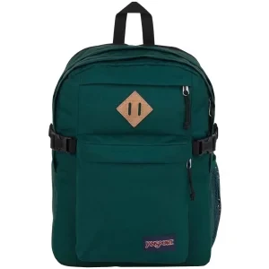 JanSport Main Campus Backpack EK0A5BDS5J4, Unisex, Zielone, plecaki, poliester, rozmiar: One size