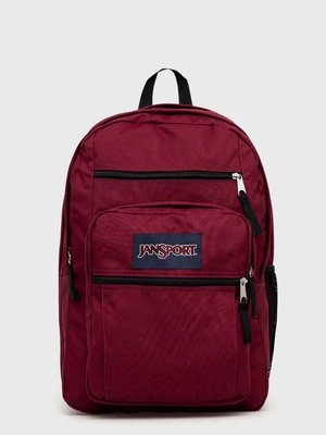 Jansport plecak kolor bordowy duży gładki