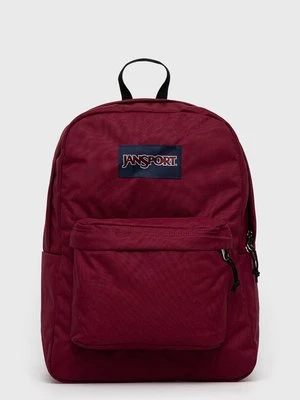 Jansport plecak kolor bordowy duży gładki