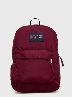 Jansport plecak kolor bordowy duży gładki