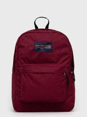 Jansport plecak kolor bordowy duży gładki