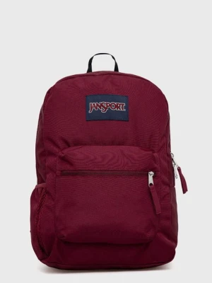 Jansport plecak kolor bordowy duży gładki