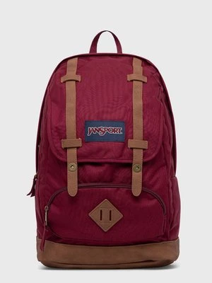 Jansport plecak kolor bordowy duży wzorzysty