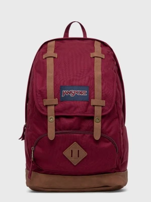 Jansport plecak kolor bordowy duży wzorzysty