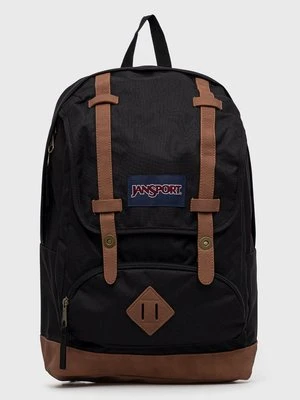 Jansport plecak kolor czarny duży gładki