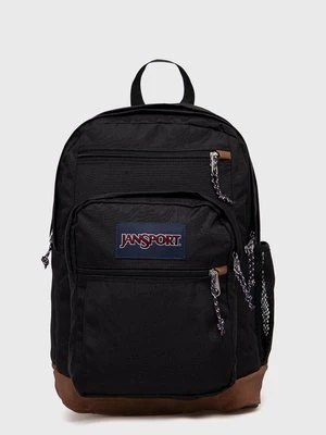 Jansport plecak kolor czarny duży z aplikacją