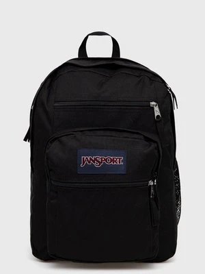 Jansport plecak kolor czarny duży z aplikacją