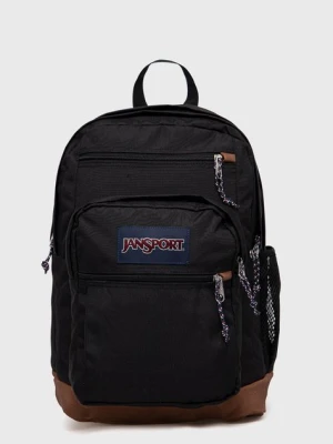 Jansport plecak kolor czarny duży z aplikacją