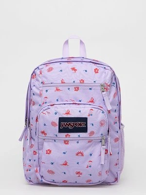 Jansport plecak kolor fioletowy duży wzorzysty