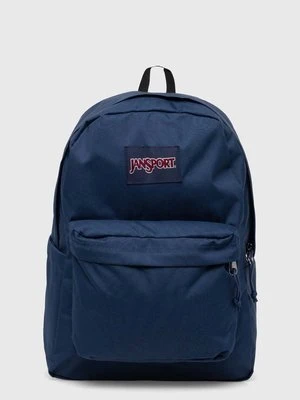 Jansport plecak kolor granatowy duży gładki