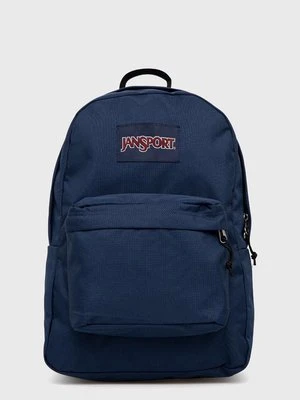 Jansport plecak kolor granatowy duży gładki