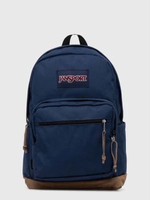 Jansport plecak kolor granatowy duży wzorzysty