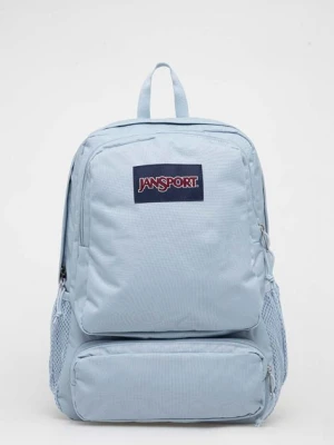 Jansport plecak kolor niebieski duży gładki