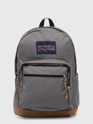 Jansport plecak kolor szary duży gładki