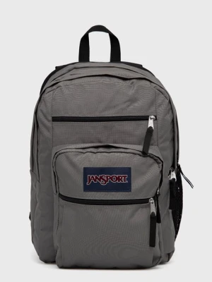 Jansport plecak kolor szary duży z aplikacją