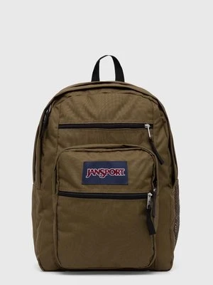 Jansport plecak kolor zielony duży gładki