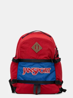 Jansport plecak Small Seattle Pack kolor czerwony duży z nadrukiem EK0A5BK1N581