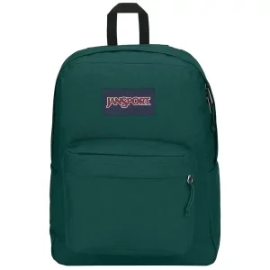 JanSport Superbreak Backpack EK0A5BAG5J4, Unisex, Zielone, plecaki, poliester, rozmiar: One size