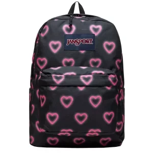 JanSport Superbreak Backpack EK0A5BAG8O01, Damskie, Czarne, plecaki, poliester, rozmiar: One size