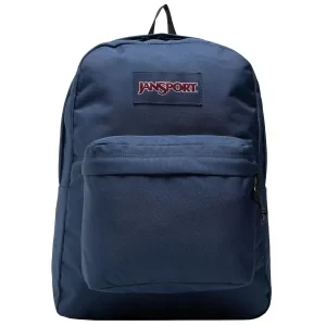 JanSport Superbreak Backpack EK0A5BAGN54, Unisex, Granatowe, plecaki, poliester, rozmiar: One size