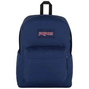 JanSport Superbreak Plus Backpack EK0A5BAON54, Unisex, Granatowe, plecaki, poliester, rozmiar: One size