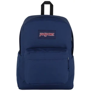 JanSport Superbreak Plus Backpack EK0A5BAON54, Unisex, Granatowe, plecaki, poliester, rozmiar: One size