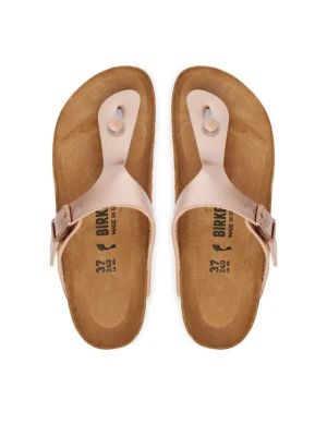 Japonki Birkenstock Gizeh 1012526S Różowe złoto