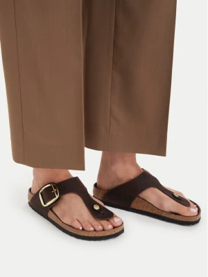 Japonki Birkenstock Gizeh Big Buckle 1033002 Brązowy ciemny