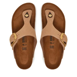 Japonki Birkenstock Gizeh Big Buckle LENB 1024007 Beżowy