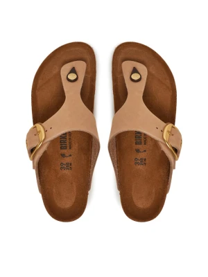 Japonki Birkenstock Gizeh Big Buckle LENB 1024007 Beżowy