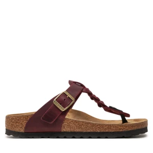 Japonki Birkenstock Gizeh Braided Leoi 1027930 Bordowy