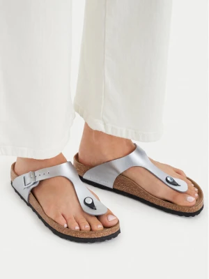 Japonki Birkenstock Gizeh Bs 0043853 Srebrny
