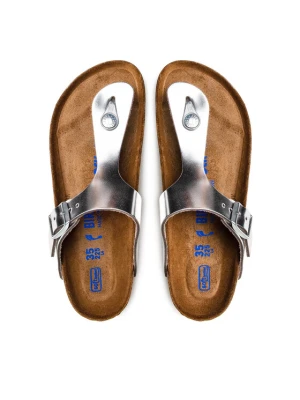 Japonki Birkenstock Gizeh Bs 1003675 Srebrny