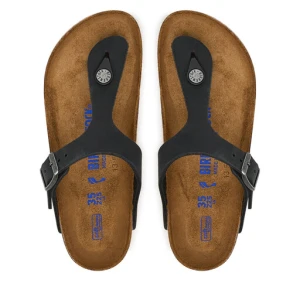 Japonki Birkenstock Gizeh SFB LENB 1019015 Czarny