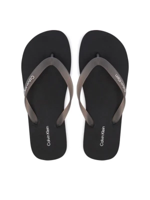 Japonki Calvin Klein Beach Thong Slide HM0HM02105 Czarny
