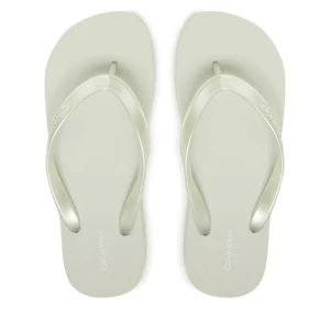 Japonki Calvin Klein Flatform Flip Flop Met Tpu HW0HW03120 Błękitny