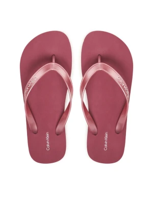 Japonki Calvin Klein Flatform Flip Flop Met Tpu HW0HW03120 Różowy