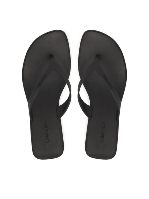 Japonki Calvin Klein Flip Flop Kitten Heel Thong Tpu HW0HW02965 Czarny