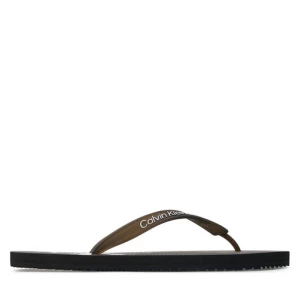 Japonki Calvin Klein Jeans Beach Sandal Glossy YM0YM00952 Black/Grey 0GM