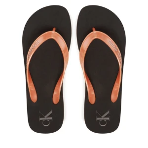 Japonki Calvin Klein Jeans Beach Sandal Monologo Tpu YW0YW01719 Złoty